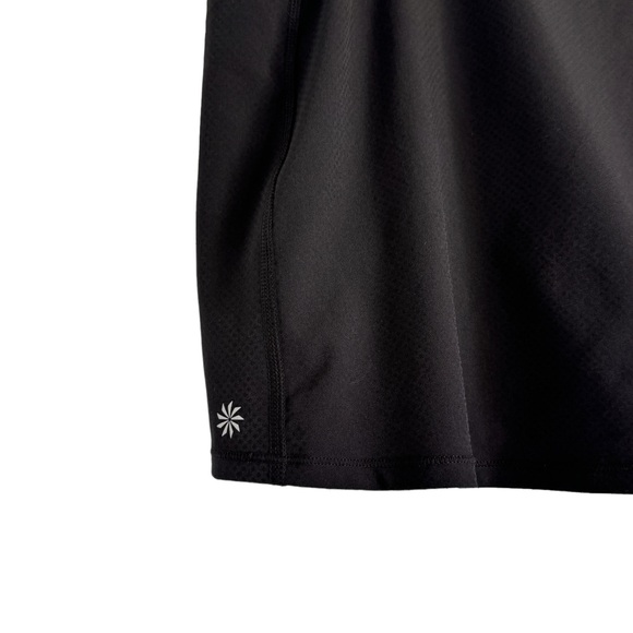 Athleta Action Skort in Dobby 14.5" Black Small 567043 Built In Shorts Pockets - Picture 5 of 10